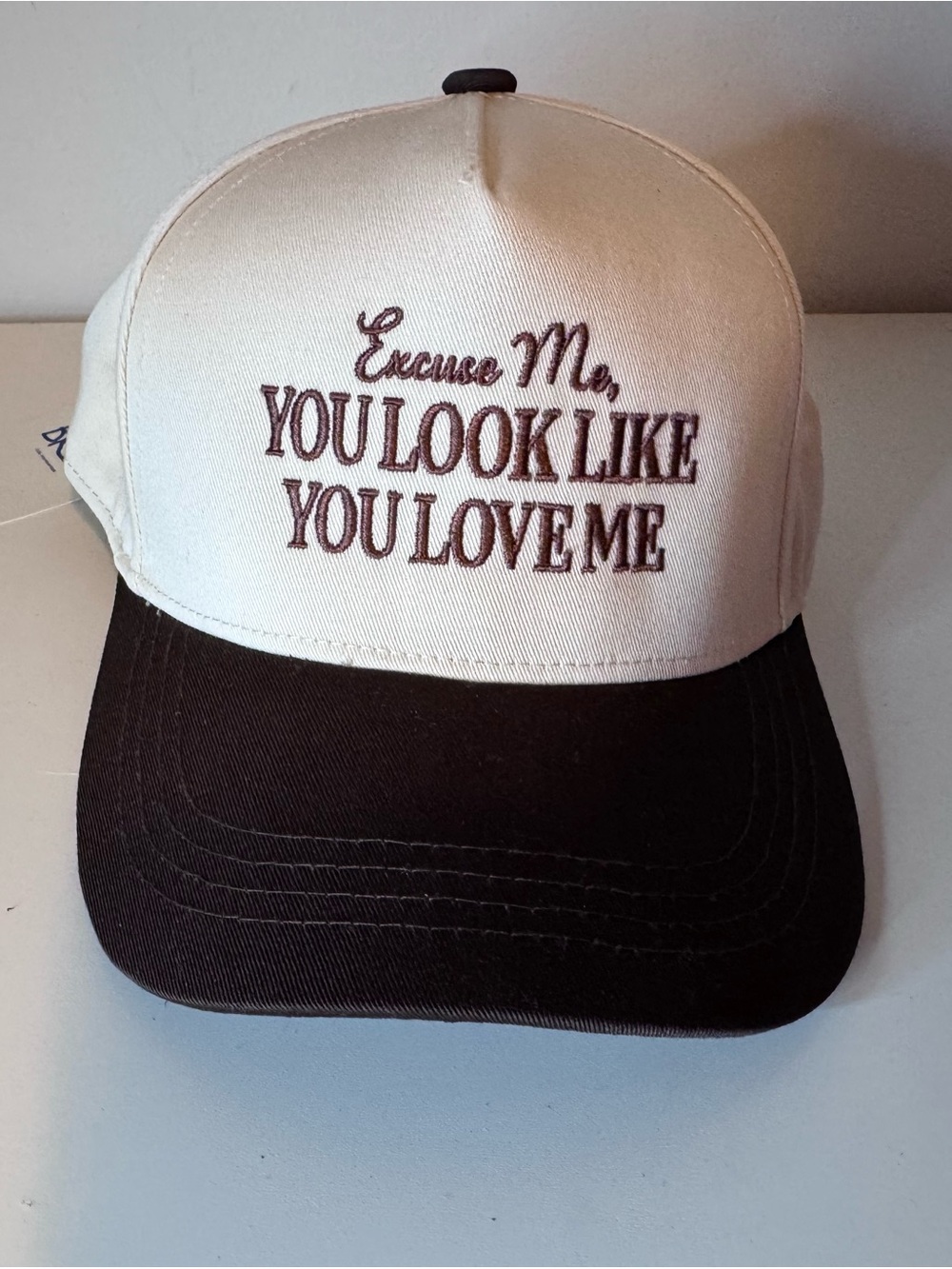 Excuse Me, You Look Like You Love Me' Snapback Hat, Youth size med/lrg